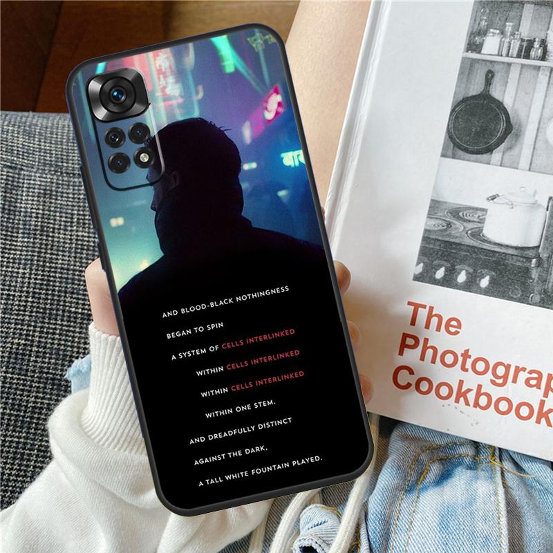 Чехол для телефона Blade Runner 2049 для Redmi Note 10 9 8 11 12 Pro 9S 10S 11S 12S Чехол для Redmi 12 12C 9C 10C 13C