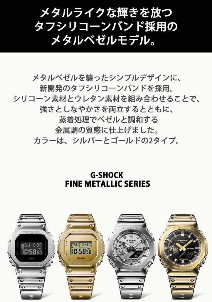 Часы METALLIC SERIES Silver [Casio] G-Shock []FINE GM-2100YM-8AJF Мужские