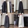 Summer Fashion Wideleg Suit Skirt Pants For Women With Solid Color And Fine Flash Design