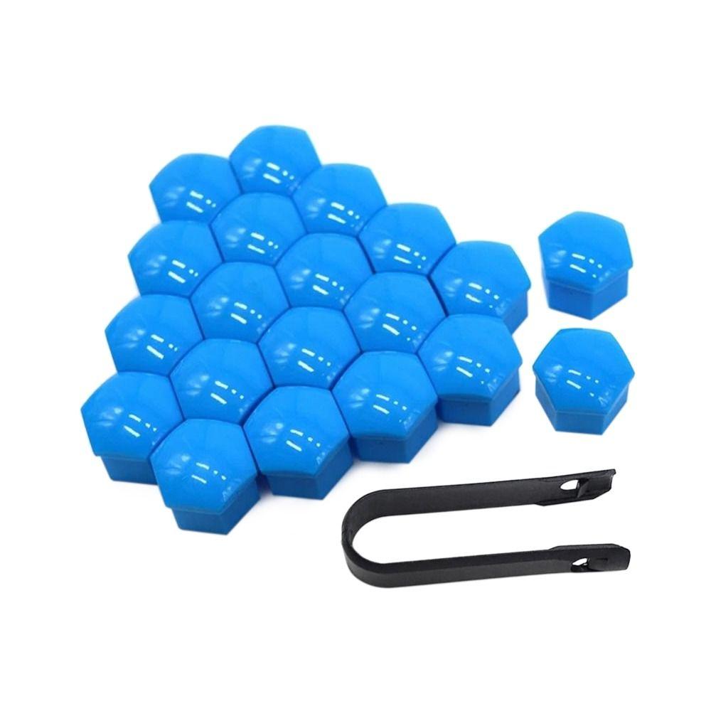 20 шт. 17 мм колпачки на болты ступицы колеса, антикоррозийные защитные крышки гаек, аксессуары для экстерьера автомобиля