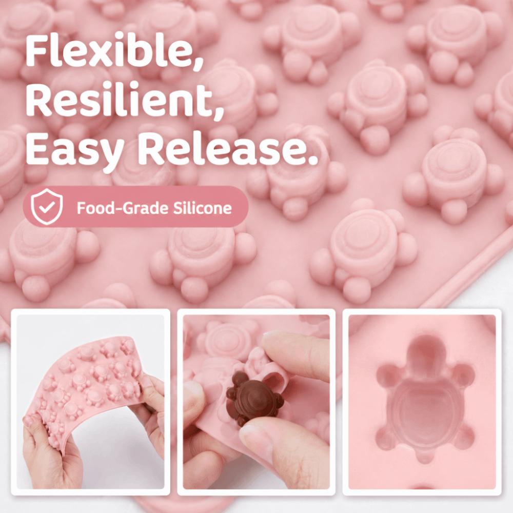 Mini Turtle Silicone Mold Chocolate Jelly Candy Making DIY Animal Ice Cube Tray Pastry Making Biscuit Baking Silicone Mold