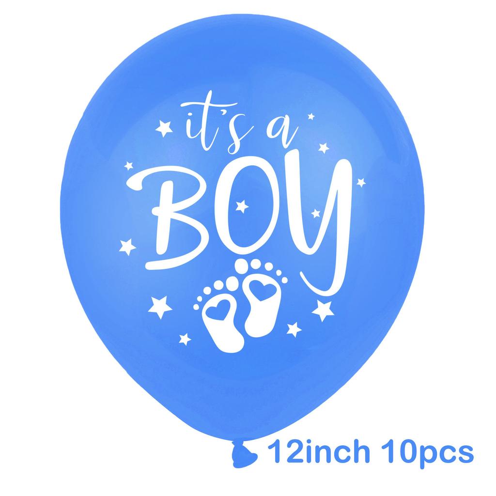 Детский душ с указанием пола, украшения для вечеринки, воздушные шары с блестками для девочек и мальчиков It'SA 