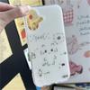 Милый корейский кролик и кошка в стиле line Чехол для телефона iPhone 17 Air 16 15 14 13 12 11 Pro Max 7 8 Plus X XR XS Max 16E Ударопрочный чехол