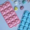 15 Hole Love Silicone Chocolate Mould Heart Biscuit Cake Decor Baking Tool Jelly Candy Mold Ice Tray Soap Resin Making Set Gifts
