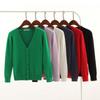 FEKEHA Women Cardigan Knitted Sweater Long Sleeve Female Casual V Neck Woman Tops Plus Size
