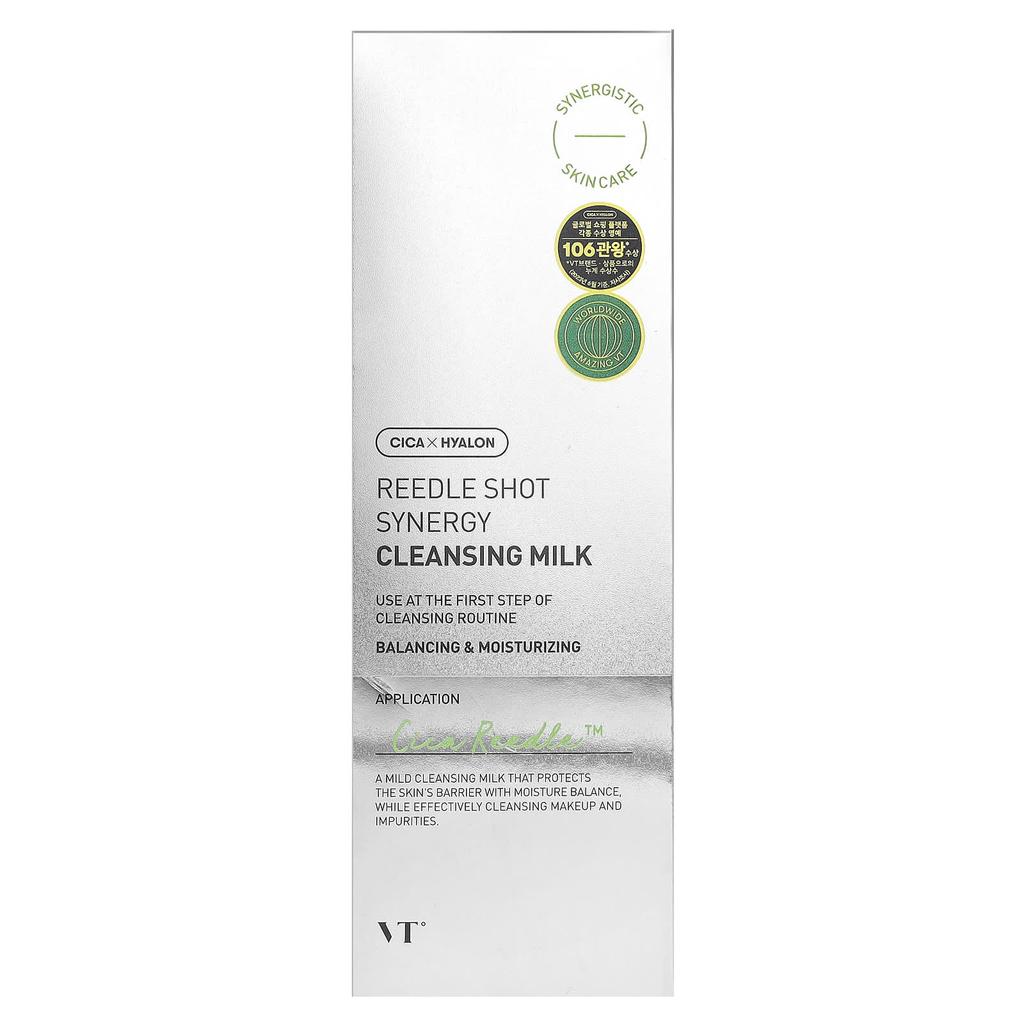 VT COSMETICS Reedle Shot Synergy, Очищающее молочко, 200 мл (6,76 жидких унций)