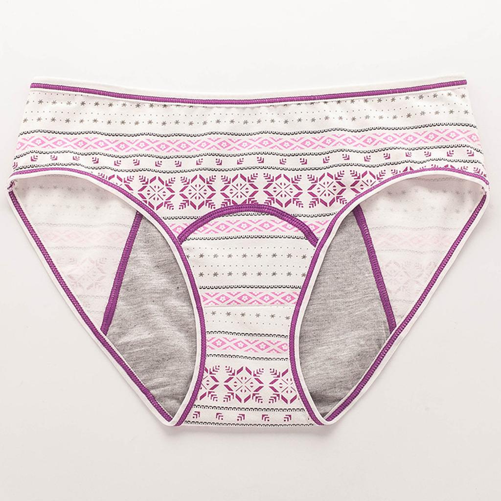 Teenagers Menstrual Panties Mid Waist Women's Panties Full Hip Panties