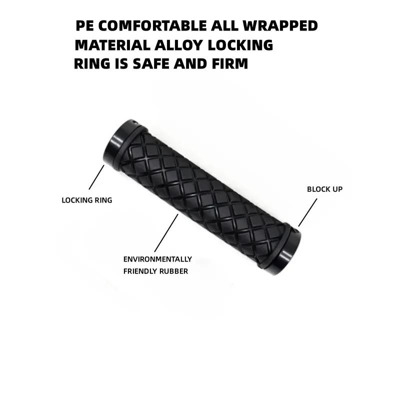 Велосипедные Рукоятки Руля Горного Велосипеда Мягкие Односторонние Фиксирующие Накладки на Руль Пробки Резиновые Нескользящие Велосипедные Рукоятки