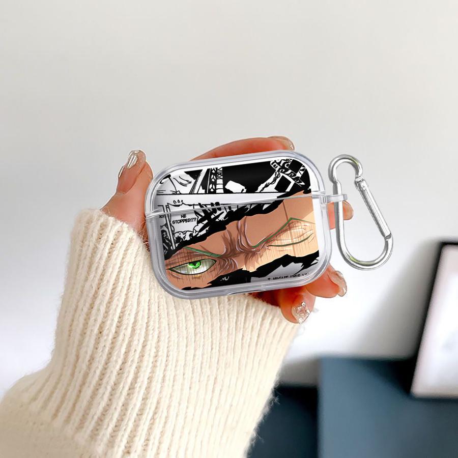 Чехол для Airpods Pro2 4 Pro3 2 3 1 Pro Прозрачные чехлы для наушников Cover Крутой One Piece Луффи Зоро