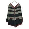 50645 Border Pattern V-neck Royce Poncho M/L Outdoors Women Used