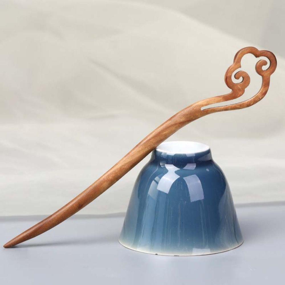 Ethnic Style Wooden Hair Stick Tassel Hanfu Hairpin Retro   For Girl