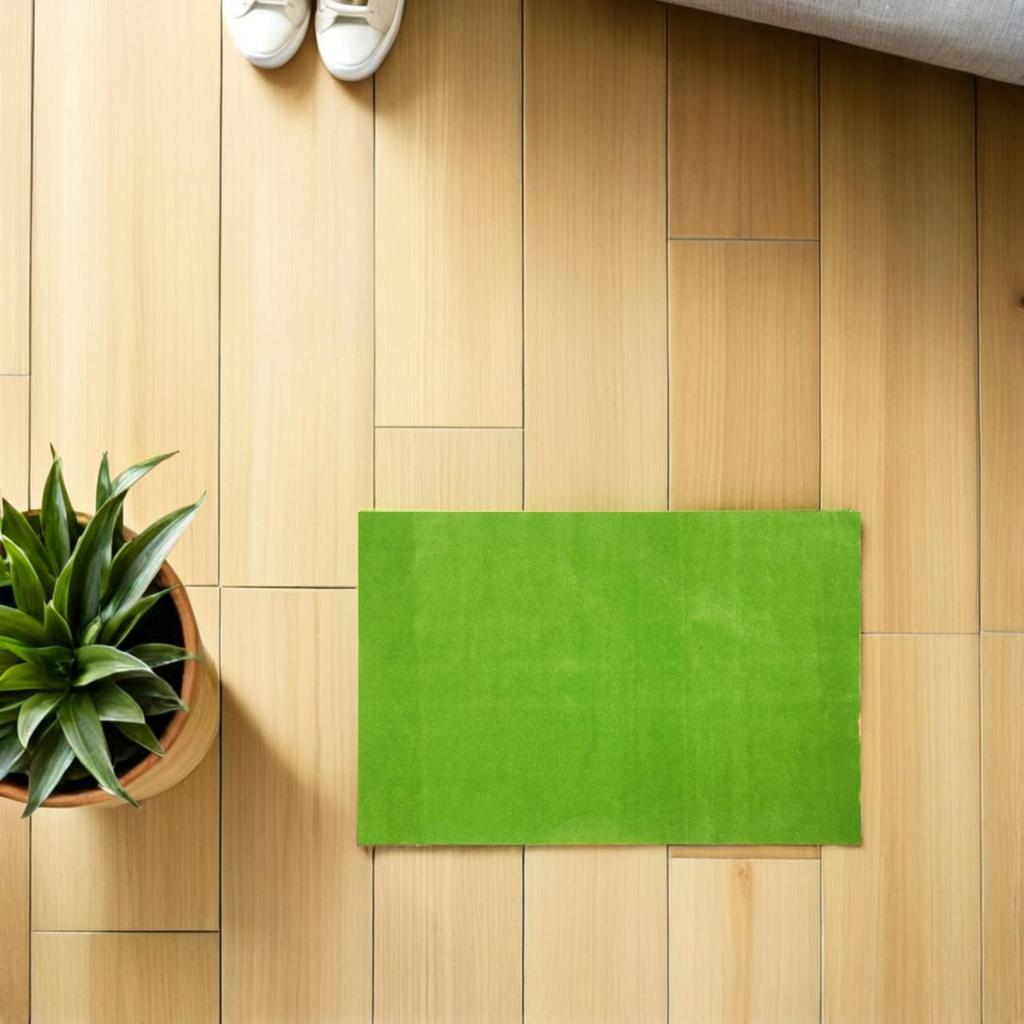 Искусственная трава LEDMOMO 3 мм для DIY миниатюрных моделей и коврик 50x35 см, легкий, плотный, многоразовый, для декора, садов, поездов, кукольных домиков и многого другого,