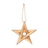 Wood Pentagram Hanging Decoration