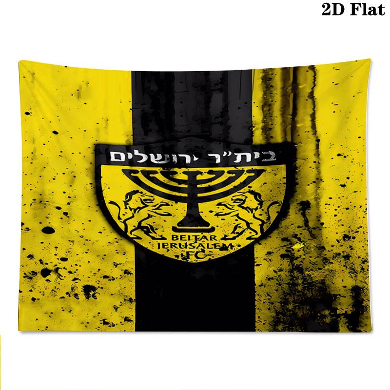 Beitar Jerusalem Wall Tapestry Aesthetic Wall Hanging Printed Fabric Blanket Decorative Tapestries for Bedroom Living Room Home Decor