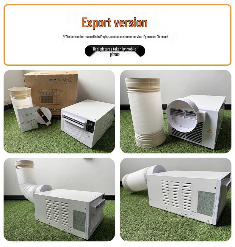 Портативный уличный кондиционер 1900 БТЕ с москитной сеткой и бесплатной установкой