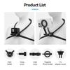 TELESIN Phone Action Camera 2 in 1 Neck Hold Mount for GoPro Insta360 DJI OSMO Action Universal Action Camera Phone Accessories 2
