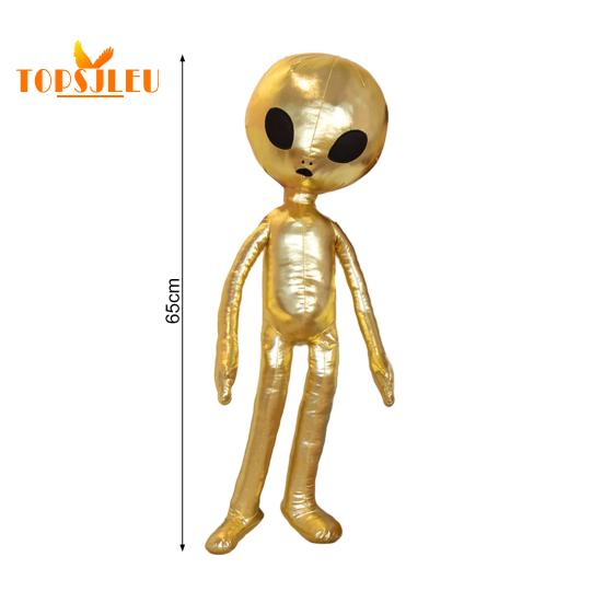 Детская подушка с изображением инопланетянина, милая плюшевая кукла-животное, игрушка-кукла с изображением инопланетянина, забавная подушка из искусственной кожи