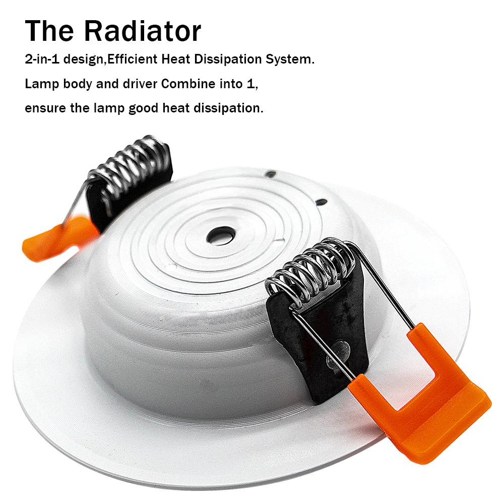 Ультратонкий круглый белый SMD 2835 светодиодный встраиваемый светильник 3 Вт 5 Вт 7 Вт 9 Вт 12 Вт без драйвера AC220V потолочный точечный светильник для внутреннего освещения
