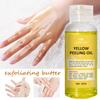Уход за телом Отшелушивающее желтое пилинговое масло 100% органическое темное сыворотка корейское отбеливающее костяшки пальцев быстрое X6O5