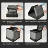 Camping Folding Toilet Movable Car Toilet Bucket Emergency Portable Outdoor Toilet for Self-driving Travel Portable Trash Can