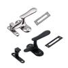 360 Degree Swinging Gate Latches Door Lock, SUS304 Stainless Steel Gate Hardware for Gate Sliding Door Cabinet Window Lock