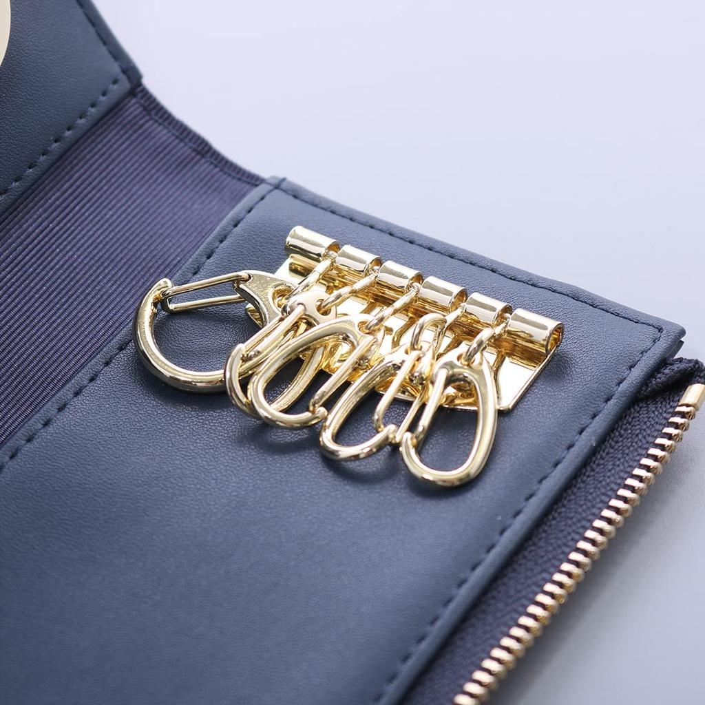 Paul & Joe Accessories Smart Key Case for Women (PJA-W575) - Exclusive, Navy Blue, Compatible with Smart Keys