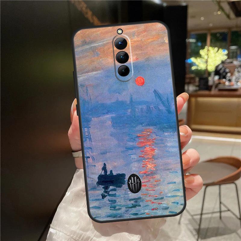 Чехол с картиной Клода Моне для ZTE Nubia Red Magic 8S 8 9 Pro Plus Red Magic 6 7 Pro 6S 7S Pro 5G 5S 6R Funda