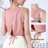 Lightweight Breathable Summer Yoga Vest - Loose Fit, Cool Running Sports T-shirt
