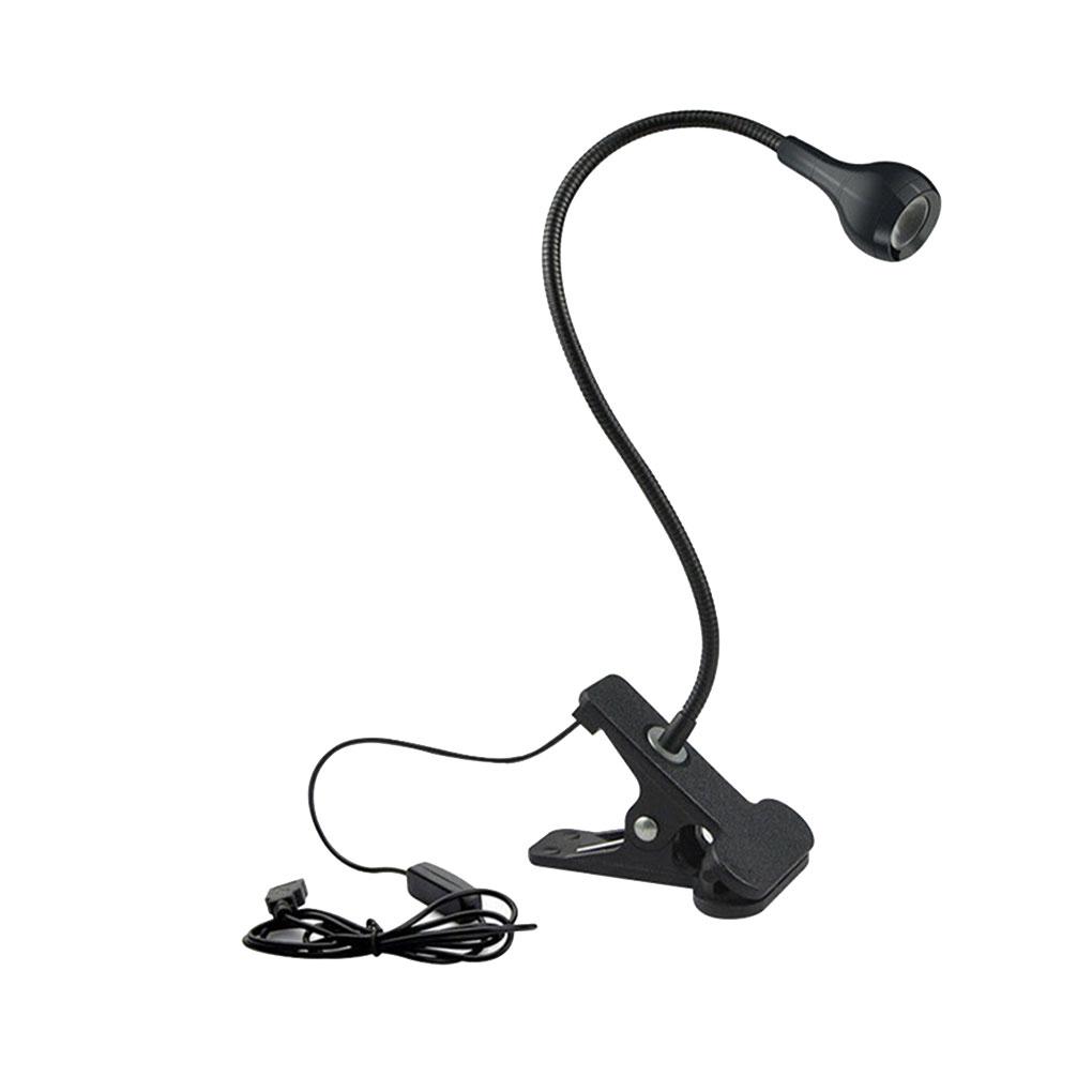 USB Прищепка Светодиодный Гибкий Светильник для Чтения на Кровать, Офис, Защита Глаз, Теплая Яркость