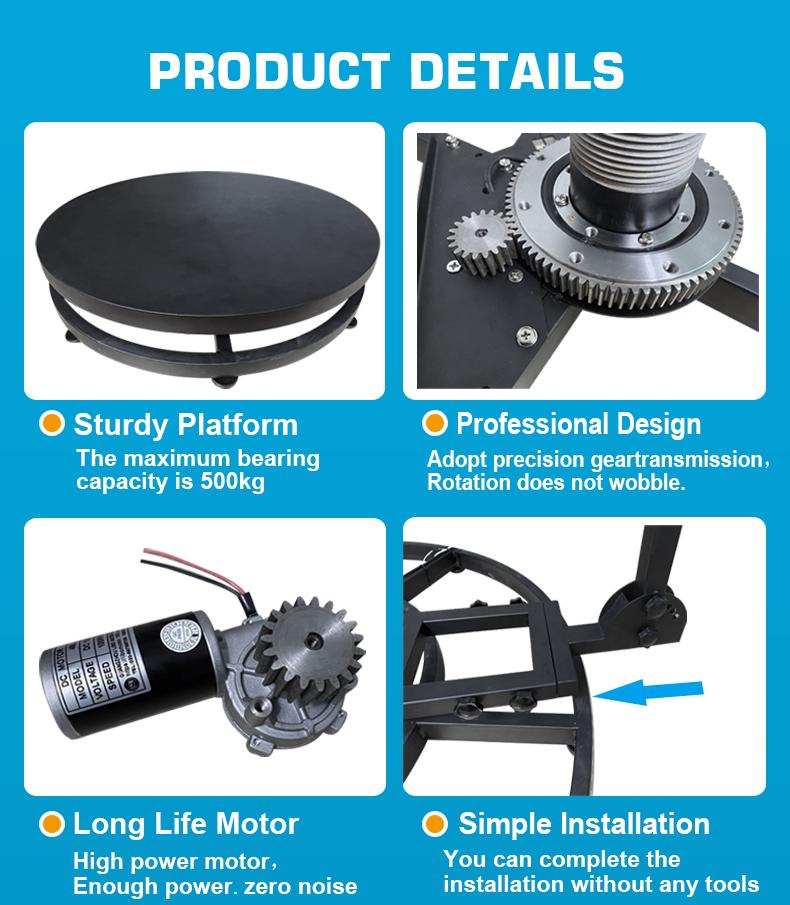 Быстрая доставка 360 Photo Booth Spin Machine 360-градусная камера фотобудка видео аксессуары вращающаяся 80 см цена для вечеринок