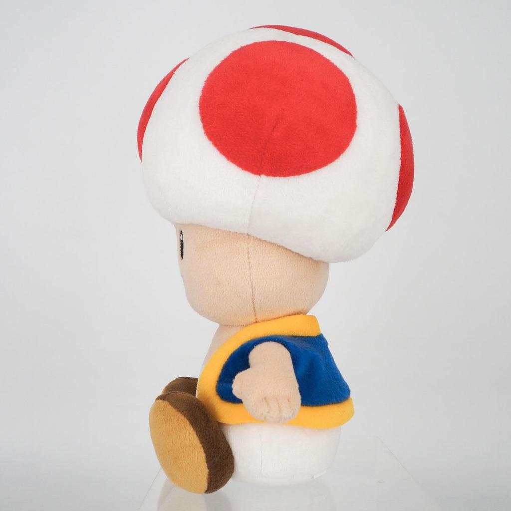 Sanei Boeki Super Mario ALL STAR COLLECTION Toad x D14 x Plush Toy AC79 (M) W14.5 H23.5cm