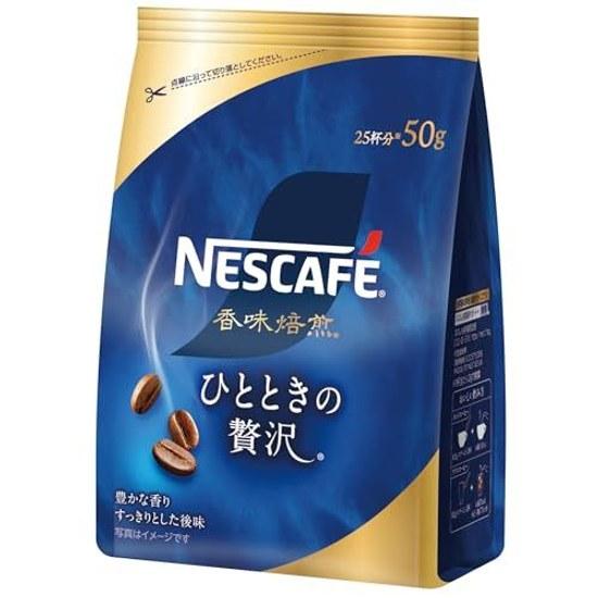Nescafe Koumi Baisen Hitotoki no Zeitaku 50g25 servingsrefillblack coffeeinstant
