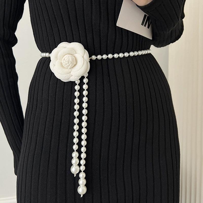 Цветочный золотой пояс-цепочка женский регулируемый пояс панк серебряный металлический ремни