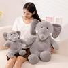 Cute Cute Gray Elephant Doll Plush Toy Long Nose Baby Elephant Doll Children Soothing Pillow Rag Doll