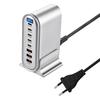 Многопортовый USB-зарядник на нитриде галлия PD140W: Настольное зарядное устройство 600 Вт с быстрой зарядкой 140 Вт для мобильных телефонов