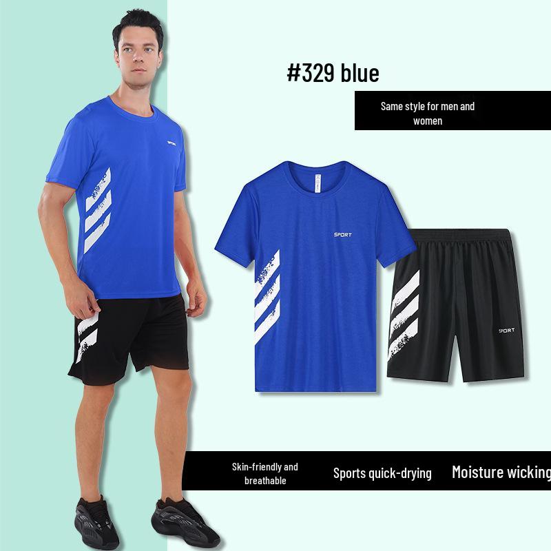 Унисекс спортивный костюм 2023: Дышащая быстросохнущая одежда для фитнеса и бега