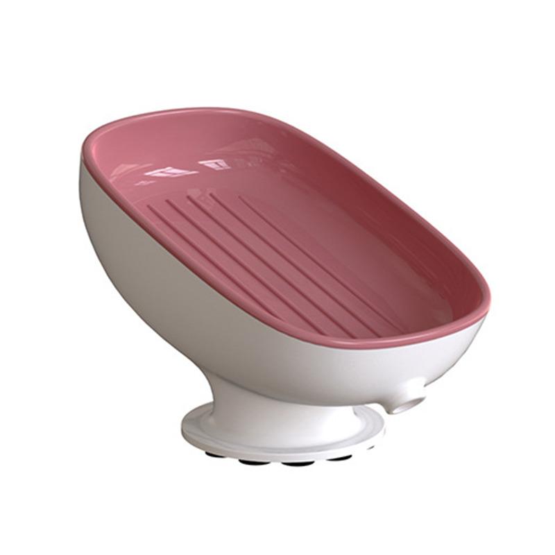 2 шт. мыльница на присоске для ванной комнаты и душа, переносной держатель для мыла в виде листа, пластиковый лоток для губки для кухни, аксессуары для ванной комнаты