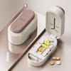 Dustproof Pill Cutter  for Precise Cutting of Tablets into 1/2, 1/3, 1/4 Pieces