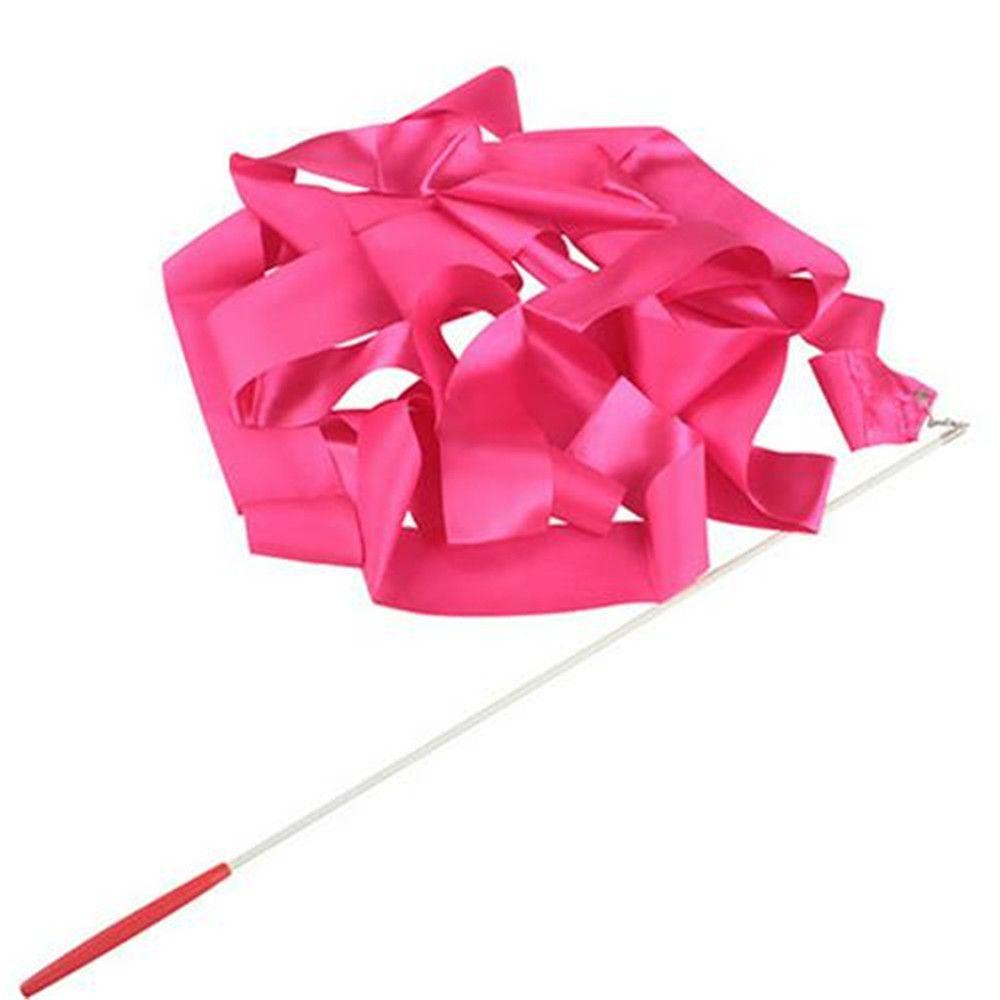 Child Gymnastic Ballet Professional Art Props Dance Stick 4M Gymnastics Ribbons Ballet Streamer