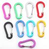 5Pcs Solid Color Climbing Buckles Outdoor Tools Mini Wire Gate Clips for Outdoor Climbing Hiking Small Durable Quick Hook