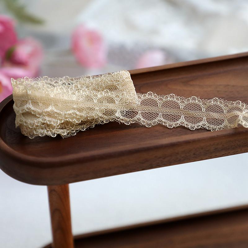 Разноцветная Полиэстеровая Кружевная Тесьма для DIY Платьев Кукол и Лолита Аксессуаров