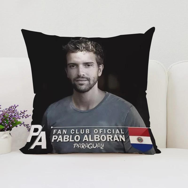 Наволочка 40x40см с двусторонним принтом P-Pablo Alboran, Чехол для диванной подушки, Поясничная подушка для стула, Подушка для кровати, Подарок для дома