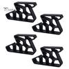 Heavy Duty Door Stop 2/3/4Pcs Window Stopper with Track Lock, Safety Non Slip Wedge Wedge, No-Tool Installation Balcony Security