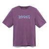 Outdoor Breathable Letter Short Sleeve T-Shirt Men Tops Vintage-Violet A41Z5ENX