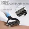 Профессиональная щетка для удаления линьки для домашних животных, средство для удаления шерсти собак, резак для узлов для волос, расческа для щенков и кошек, щетки для ухода за собаками, принадлежности для линьки