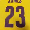 Adidas X NBA Collaboration Cleveland Cavaliers James Letter Sports Comfortable 23 Jersey Basketball Vest Unisex Jerseys Yellow A61201