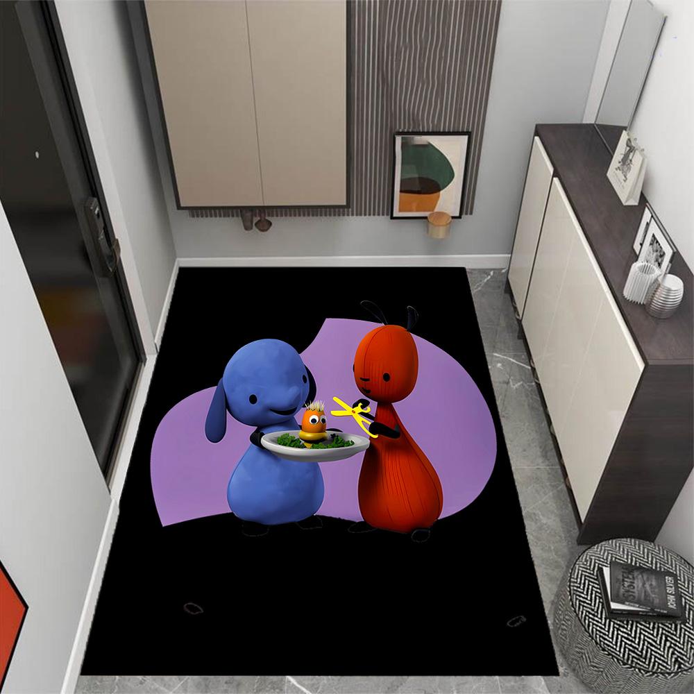 Bing's Birthday Celebration Carpet Design for Bedrooms Outdoor Kitchen Hallway Anti-slip Rug Anime Office Decor Spiritual Gift