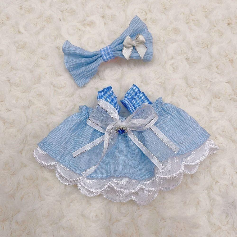 С мультяшным ободком Аксессуары Платье принцессы для 20 см Хлопковой куклы/для кукол-идолов EXO