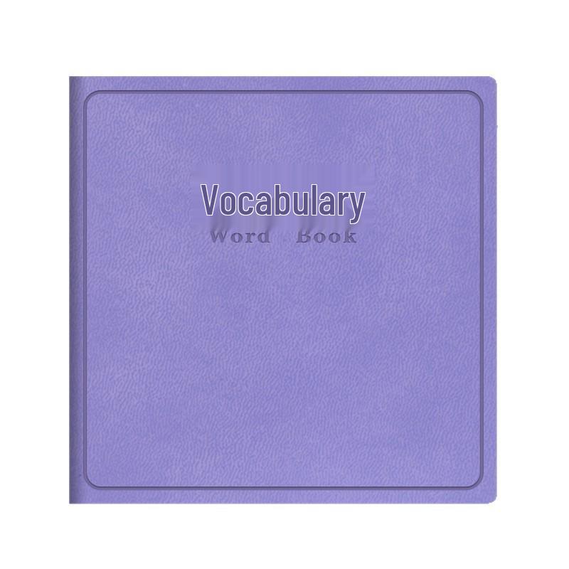High-Value Portable English Memory Notebook - Square, Pocket-Sized Word Record Book