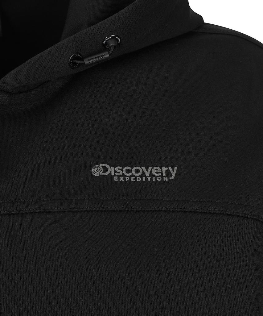 Женская тренировочная куртка с капюшоном Discovery Expedition из технологичного трикотажа (черный)